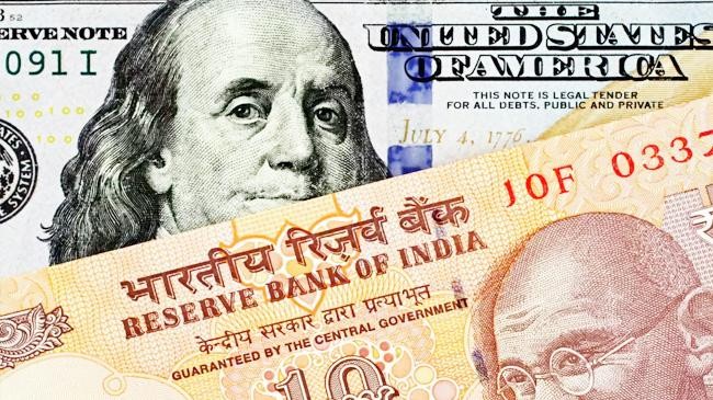 dollar rupee