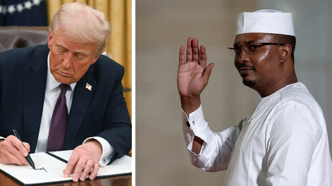 donald trump and idriss deby