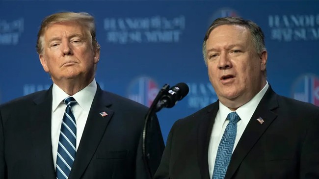 donald trump and mike pompeo