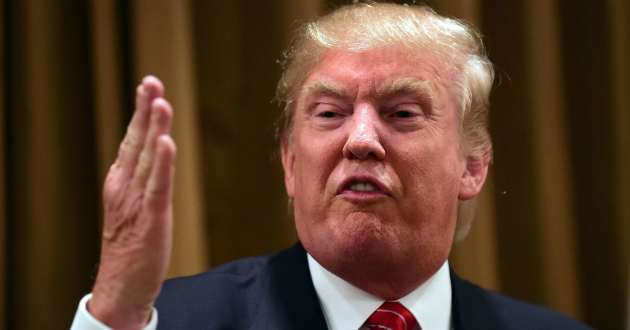 donald trump angry face