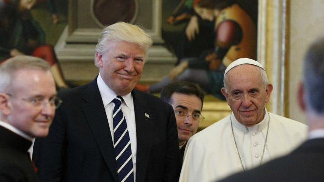 donald trump pope francis