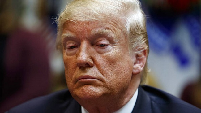 donald trump sad