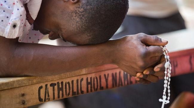 dozens of worshippers killed in attack on church