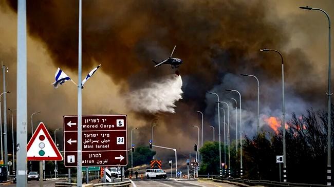 dreadful wildfires in israel