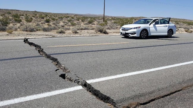 earthquake in california 1