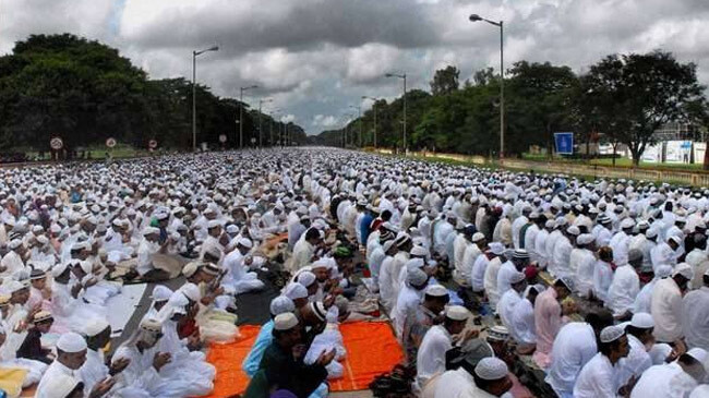 eid prayers on red road