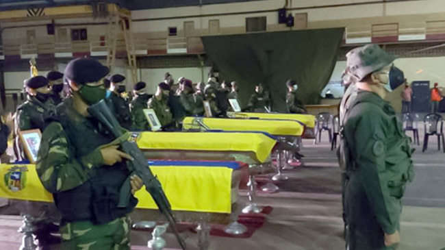 eight venezuelan soldiers lost live clash