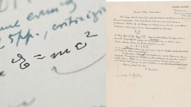 einstein letter sold 12 lakhs dollars