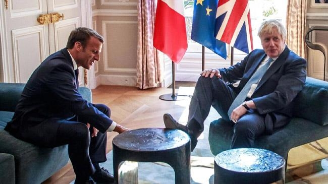 emanuel macron and boris jonson