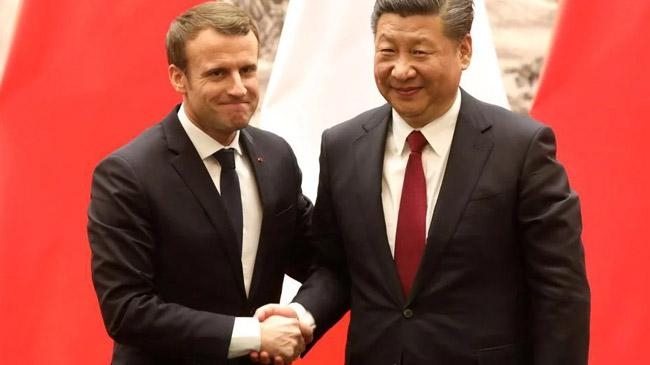 emanuel macron shi jinping