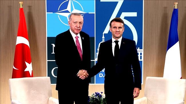 emmanuel macron and recep tayyip erdogan