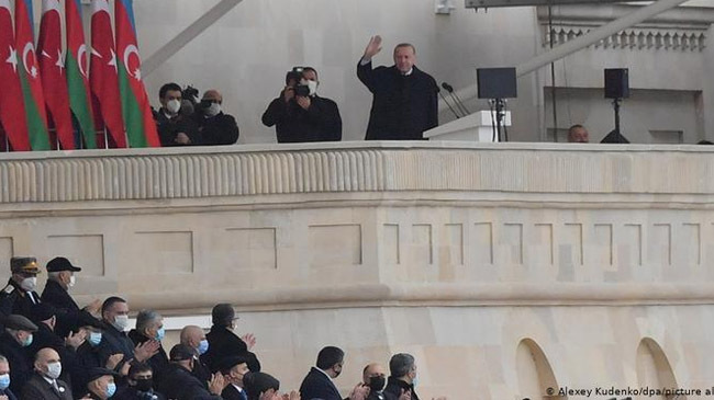 erdogan celebrates victory in azerbaijan