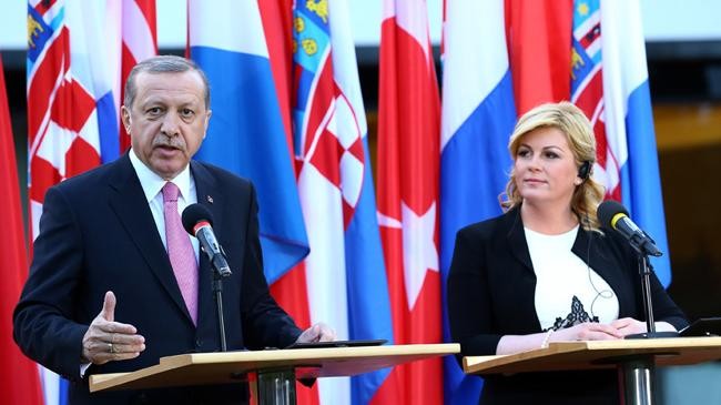 erdogan in croatia