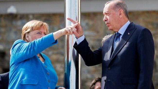 erdogan turkey and merkel germany