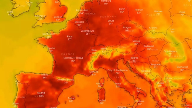europe heat