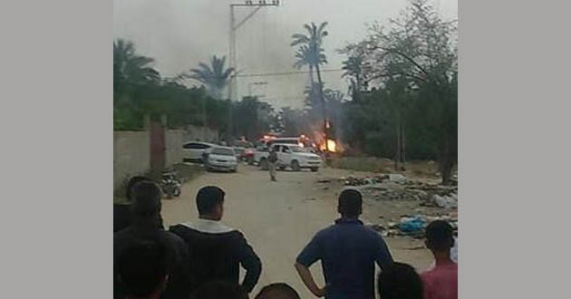explosion in gaza