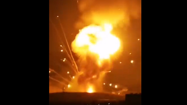 explosion in jordan military base