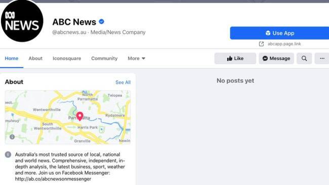 facebook stopped showing news in australia