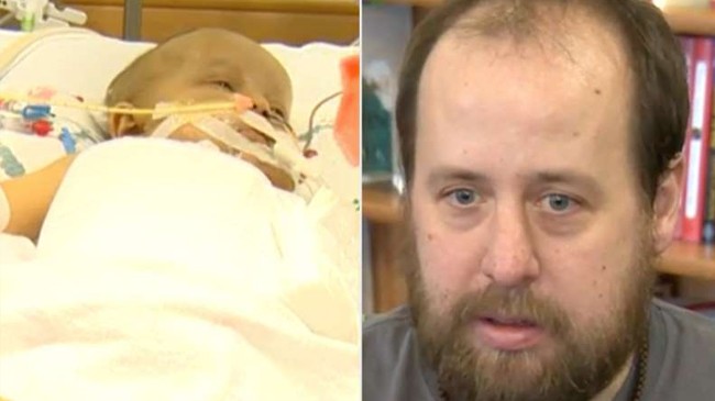 father love for saving a newborn baby