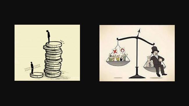 financial inequality reduces human illness