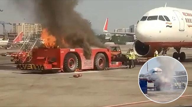 fire at mumbai airport