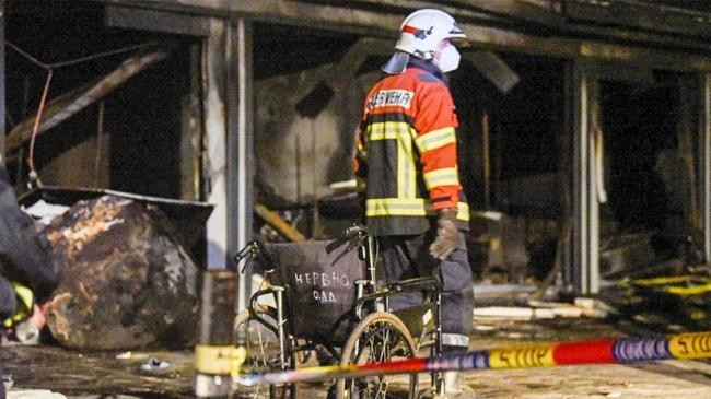 fire hospital northern macedonia