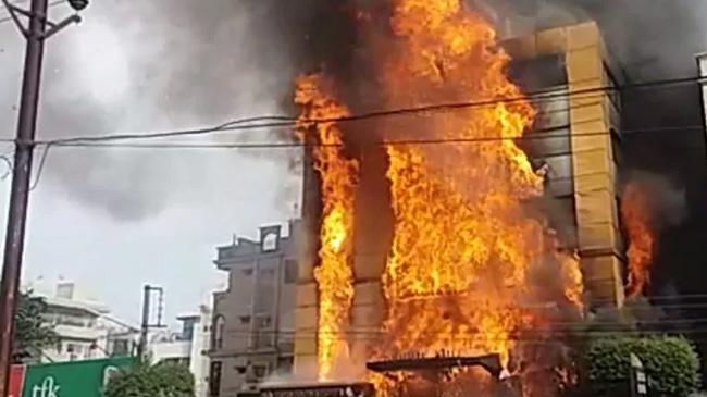 fire in hotel