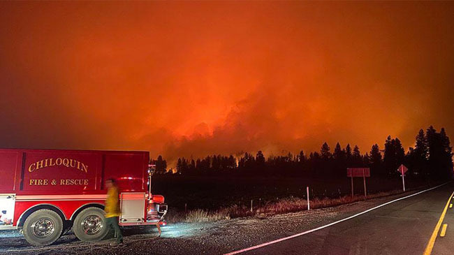 fire in oregon