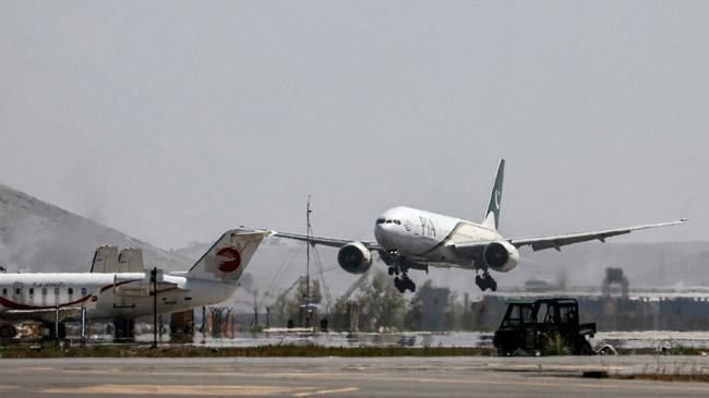 first flight from kabul