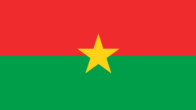 flag burkina faso