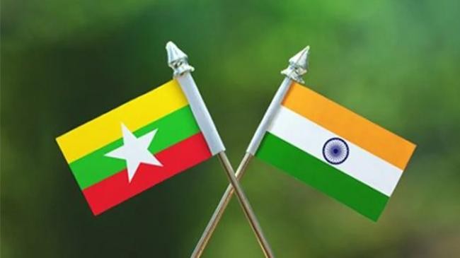 flag india myanmar
