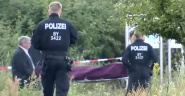 flag is in the germany train attackers room
