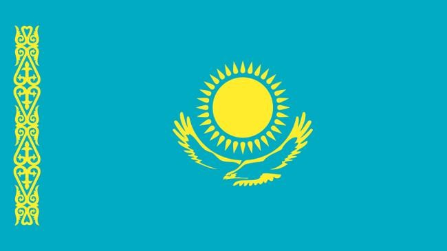 flag kazakhstan