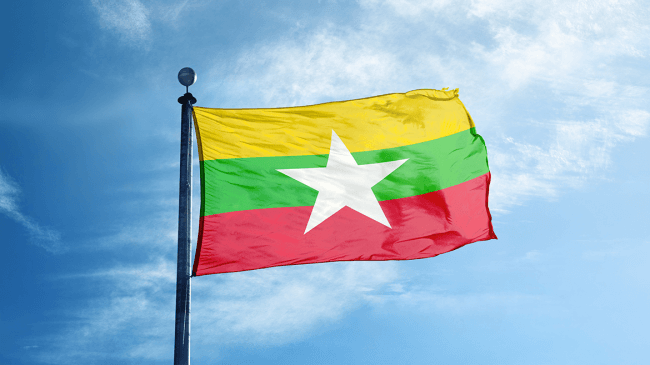 flag myanmar