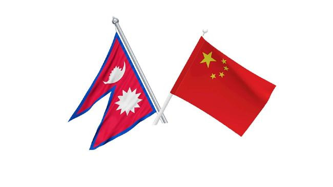 flag nepal china