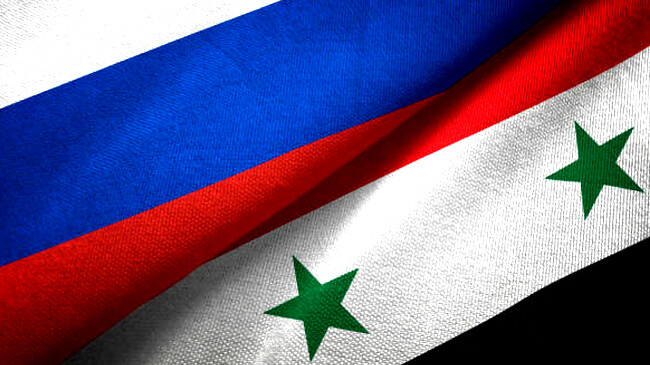 flag russia and syria