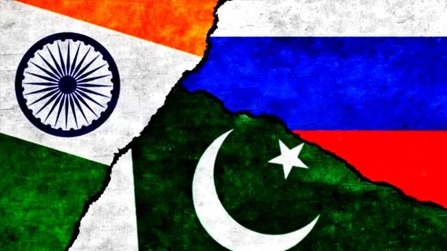 flag russia india and pakistan