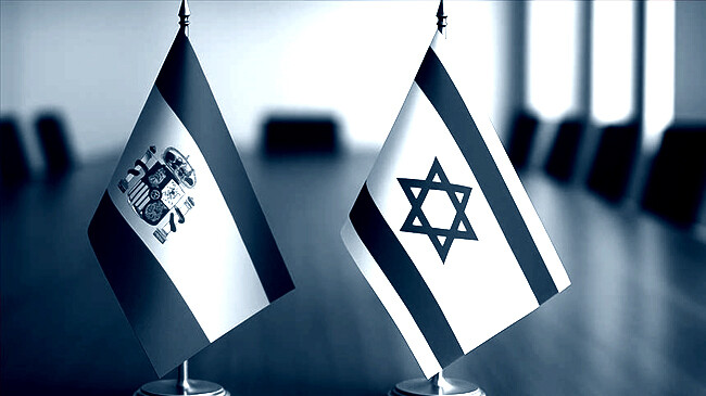flag spain and israel
