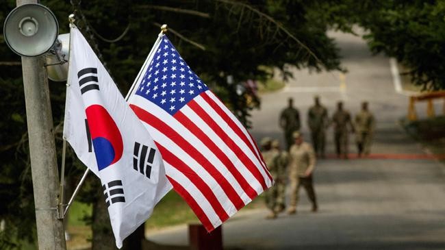 flag us and south korea