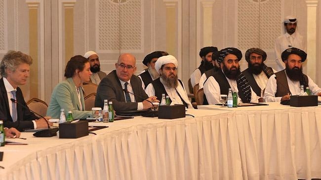 foreign diplomats and taliban officials doha