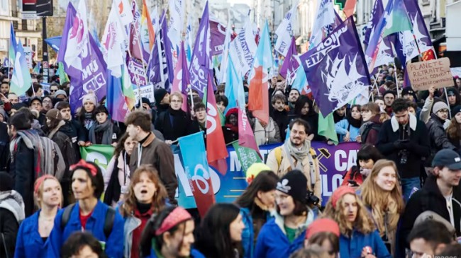 france pension protests