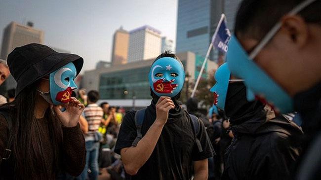 free uighur rally in hong kong