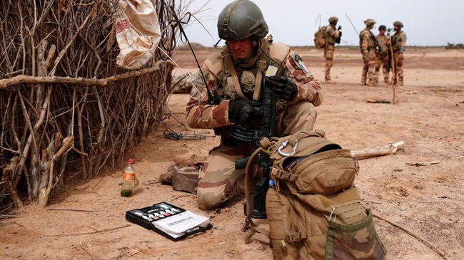 french soldier in mali