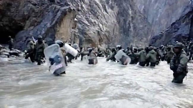 galwan clash in cold water