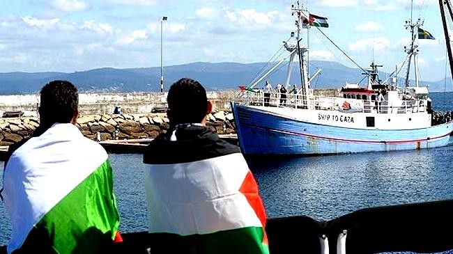 gaza bound humanitarian aid ship rescued