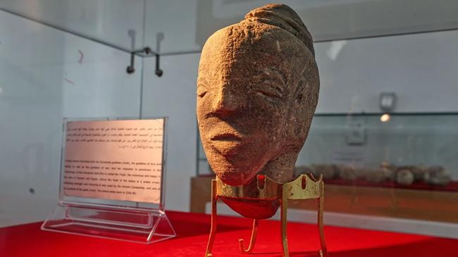 gaza city sculpture goddess anat