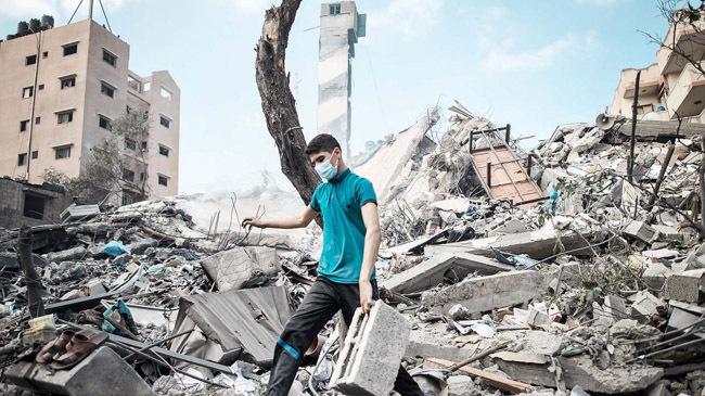 gaza crisis after israel air raid