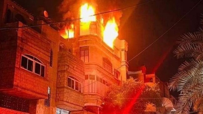 gaza fire