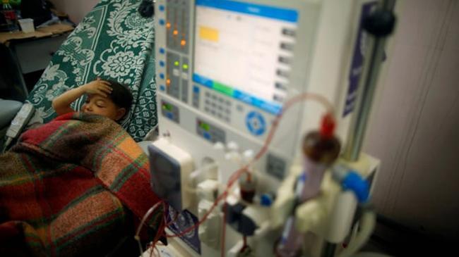 gaza hospital scene