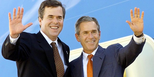 george bush n jeb bush